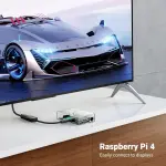 UGREEN Micro HDMI ذكر إلى HDMI أنثى محول كابل 22cm(أسود)
