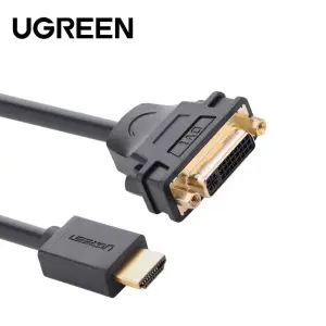 UGREEN HDMI ذكر إلى DVI أنثى محول كابل 22cm (أسود)