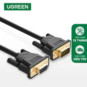 UGREEN DB9 RS-232 ذكر إلى أنثى محول كابل 3M