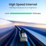 UGREEN Cat 6 U/UTP كابل شبكة 10m (أسود)