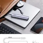 UGREEN USB-C إلى 4*USB 3.0 حتى 5Gpbs + HDMI محول مع PD (ألمنيوم علبة)