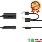 UGREEN USB 2.0 كابل تمديد نشط 5m (أسود)
