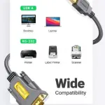UGREEN USB إلى DB9 RS-232 محول كابل 2m