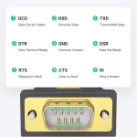 UGREEN USB إلى DB9 RS-232 محول كابل 3m