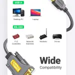 UGREEN USB إلى DB9 RS-232 محول كابل 3m
