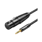UGREEN 3.5mm Three-Pole ذكر إلى XLR أنثى كابل صوت 2m