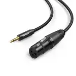 UGREEN 3.5mm Three-Pole ذكر إلى XLR أنثى كابل صوت 2m