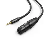 UGREEN 3.5mm Three-Pole ذكر إلى XLR أنثى كابل صوت 2m