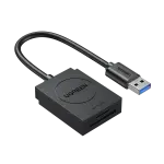 UGREEN USB 3.0 قارئ بطاقات TF+SD Simultaneous Use