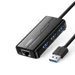 UGREEN USB 3.0 موزع مع Gigabit محول إيثرنت
