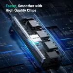 UGREEN USB 3.0 موزع مع Gigabit محول إيثرنت