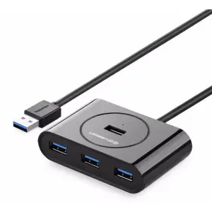 UGREEN USB 3.0 موزع 0.5m (أسود)