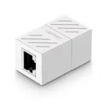 UGREEN RJ45 Network Keystone Jack Inline Coupler Female to Female 1pcs (White)