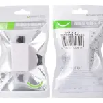 UGREEN RJ45 Network Keystone Jack Inline Coupler Female to Female 1pcs (White)