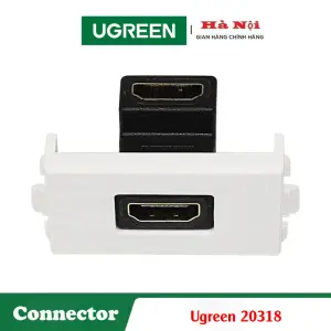 View UGREEN HDMI Socket Panel (White)