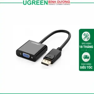 UGREEN DP Male to VGA Female Converter (Black)