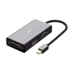 UGREEN محول Mini DP إلى HDMI/VGA/DVI بدقة 4K (أسود)