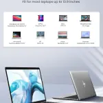 UGREEN حقيبة لابتوب 13''-13.9'' (رمادي)