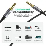 UGREEN 3.5mm كابل ذكر إلى ذكر 1.5M