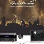 UGREEN 6.5mm ذكر إلى 3.5mm أنثى محول