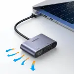 UGREEN USB 3.0 إلى HDMI+VGA محول