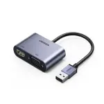 UGREEN USB 3.0 إلى HDMI+VGA محول