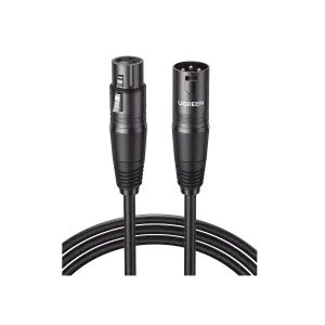 عرض UGREEN Cannon Male to Female Microphone Extension Audio… (Black)