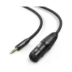 UGREEN 3.5mm Three-Pole ذكر إلى XLR أنثى كابل صوت 1m