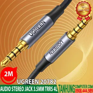UGREEN 3.5mm Male To Male Cable 2M