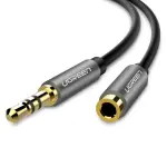 UGREEN 3.5mm Male to Male 4-Pole Microphone Audio Cable 3m (Blue aluminum shell + Braid)