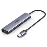UGREEN USB 3.0 إلى 4*USB 3.0 موزع 20CM مع Type C منفذ طاقة