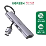 UGREEN USB 3.0 إلى 4*USB 3.0 موزع 20CM مع Type C منفذ طاقة