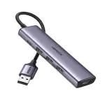 UGREEN USB 3.0 إلى 4*USB 3.0 موزع 20CM مع Type C منفذ طاقة