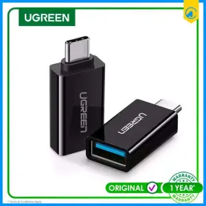 عرض UGREEN USB-C to USB 3.0 A Female Adapter (Black)