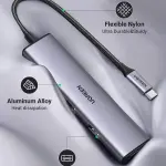 UGREEN USB-C إلى 4-منفذ USB 3.0 موزع حتى 5Gpbs Without منفذ طاقة (ألمنيوم علبة)