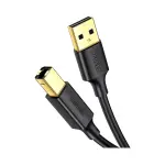 UGREEN USB 2.0 AM إلى BM كابل طابعة 1m (أسود)