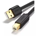 UGREEN USB 2.0 AM إلى BM كابل طابعة 1m (أسود)