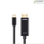 UGREEN Mini DP ذكر إلى كابل HDMI 4K 1.5m (أسود)