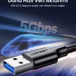 UGREEN USB-C ذكر إلى USB 3.0 A 3A كابل بيانات 1M