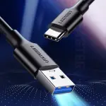 UGREEN USB-C ذكر إلى USB 3.0 A 3A كابل بيانات 1.5M