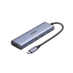 UGREEN USB-C إلى 3*USB 3.0 A + HDMI 4K*2K/30Hz + SD + TF(use simultaneously) محول متعدد الوظائف