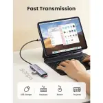 UGREEN USB-C إلى 3*USB 3.0 A + HDMI 4K*2K/30Hz + SD + TF(use simultaneously) محول متعدد الوظائف