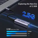 UGREEN USB-C 3.1 GEN1 إلى 2.5G محول إيثرنت