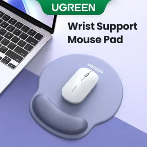 UGREEN لوحة ماوس مريحة مع مسند للمعصم رمادي