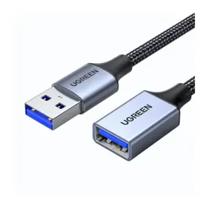 UGREEN USB 3.0 كابل تمديد غلاف ألمنيوم 5m (أسود)