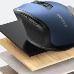 UGREEN مريح Contoured-Shape Design لاسلكي ماوس أزرق