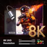 UGREEN USB-C إلى DisplayPort 8K كابل 3m