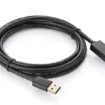 UGREEN USB 3.0 تمديد ذكر كابل 0.5m (أسود)
