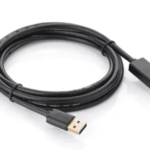 UGREEN USB 3.0 تمديد ذكر كابل 0.5m (أسود)