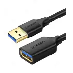 UGREEN USB 3.0 تمديد ذكر كابل 0.5m (أسود)